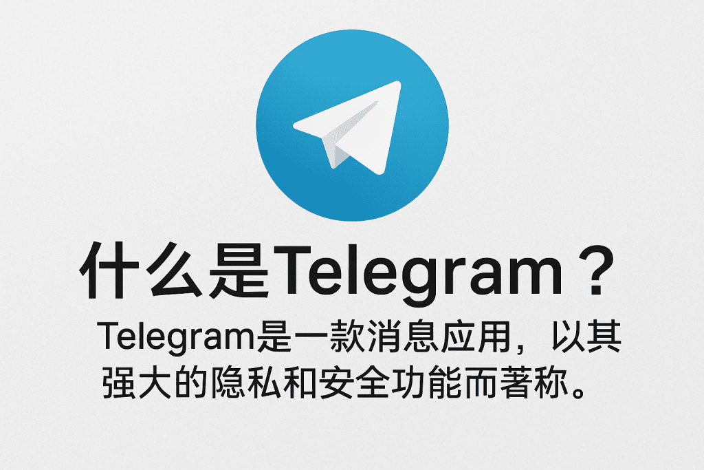 什么是 Telegram ？现代真实风格封面图（定义、功能与下载）